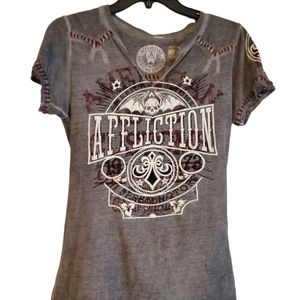 Affliction American Customs Tshirt Women